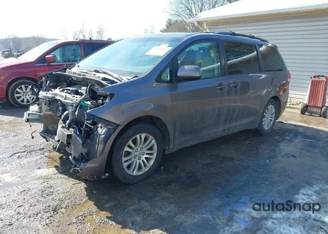 2014 Toyota Sienna Xle V6 8 Passenger from USA, damaged, VIN 5TDYK3DC7ES430938